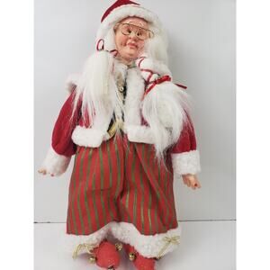 Vintage House Of Lloyd Christmas Around World Mrs Jingle Claus Doll 16inch